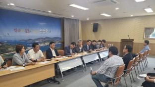 주종섭 도의원, 거문도 삼산면 주민간담회 참석