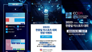 ‘2023 한중일 이스포츠대회 국가대항전’, 15일 여수서 개최