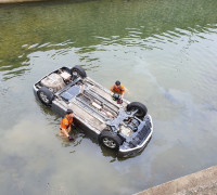 여수에서 11일 실종된 50대 男, 추락 차량 내 익사체로 발견